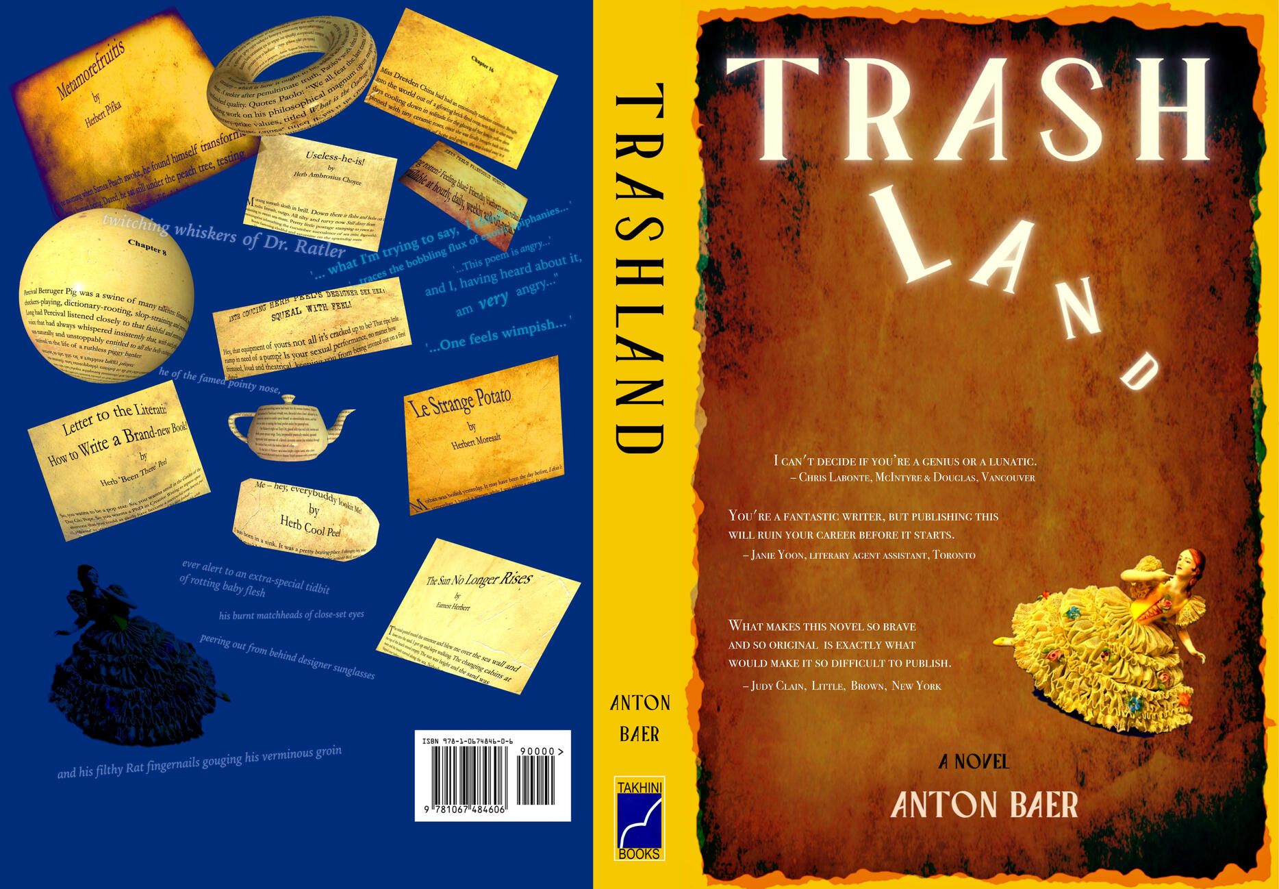 Satire in a world of Edwardian nursery tale characters trampled over by post-modernist trash. Click to order from Amazon. Bookseller orders through IngramSpark